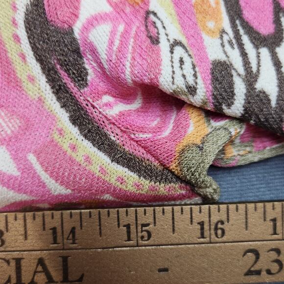 Sigrid Olsen Size Small Paisley Sweater Low Neck - Picture 7 of 8